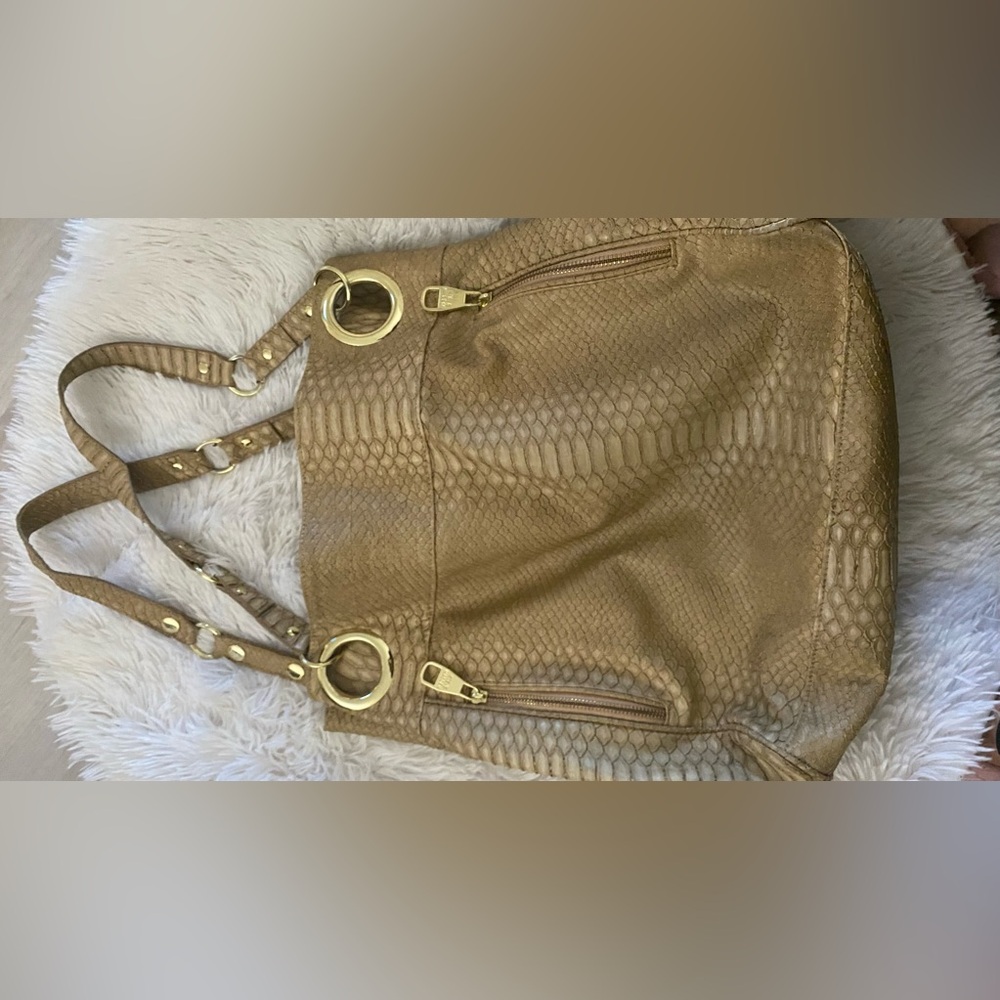 Steve Madden Gold Tote Bag